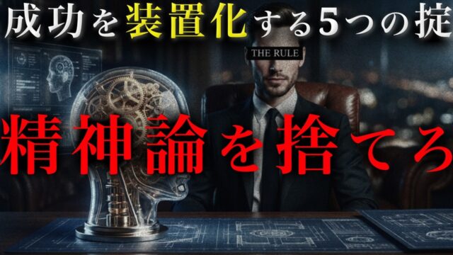 あなたの抱負が死ぬ真犯人。再起動のための「自己効力感」更新術