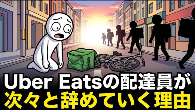 Uber Eatsの配達員が次々と辞めていく理由